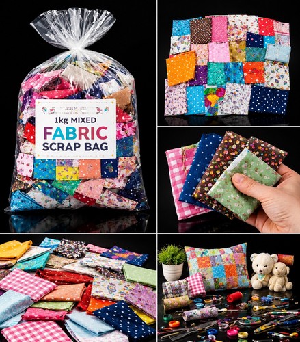 1kg mixed fabric - 1kg,