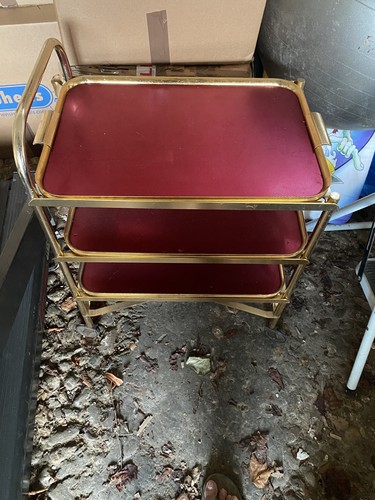 Vintage tier drinks trolley - vintage,