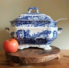 Spode Blue Italian Soup Tureen