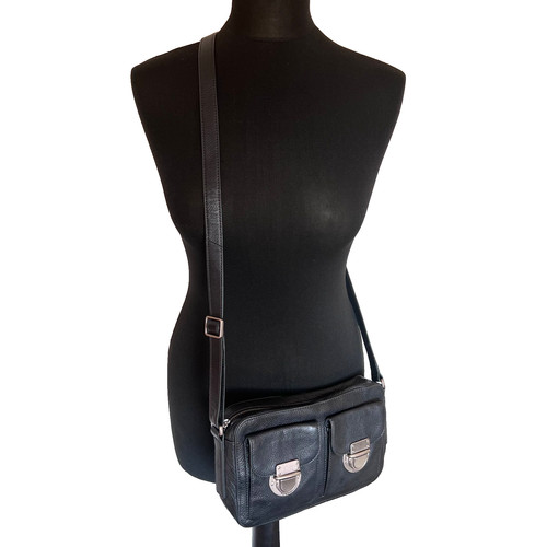 Fossil black cow hide - cow, pebble