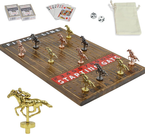 Horse racing game wooden - horse,