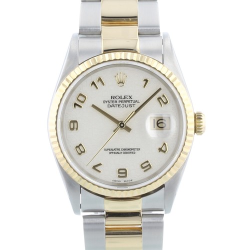Rolex datejust 16233 - rolex, cream