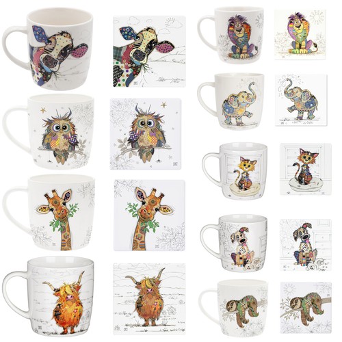 Bug art ceramic mug - art, coaster