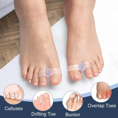 Silicone toe separators hallux - silicone,