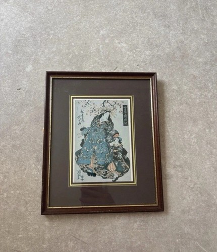 Framed wooden japanese - framed,