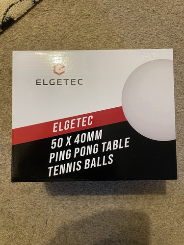 Elegetec table tennis - tennis, balls