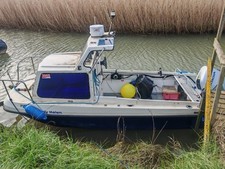 Fishing Boat, Wilson flyer 17ft, Honda 40hp Engine, New Transom And Helm! 