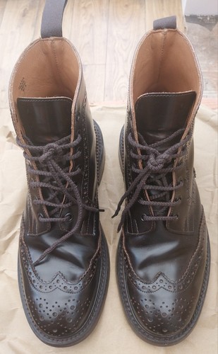 Trickers stow boots brown - stow,