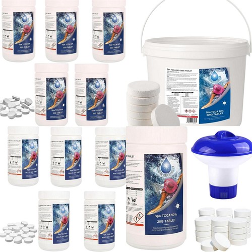 Chlorine tablet hot tub pool - chlorine,