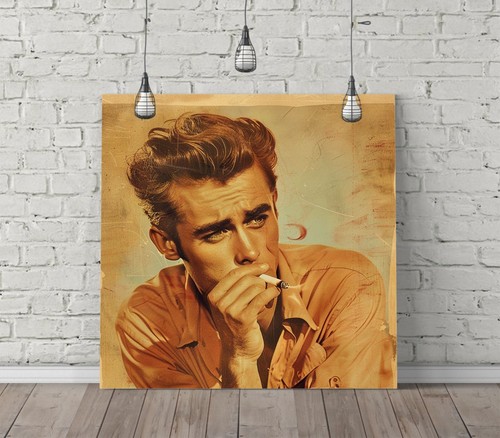 James dean cigarette square - james,