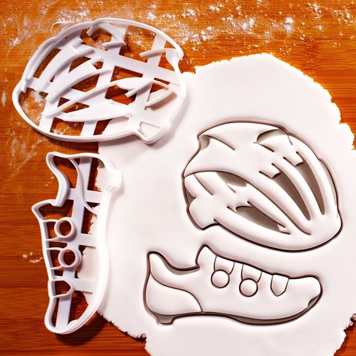Cycling shoe helmet - shoe, cookie