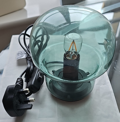 Ikea green glass - glass, dome