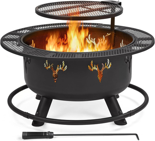 Outdoor large fire pit - fire, for