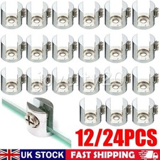 12/24Pcs Glass Shelf Support