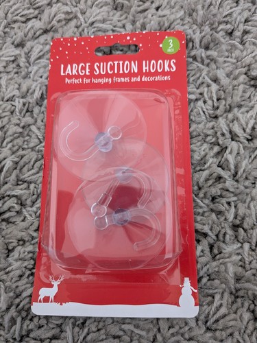 Large suction hooks pack - hooks, 3