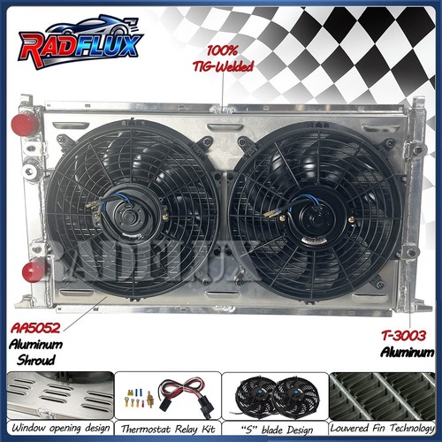 Radiator fan shroud for - radiator+2*12",