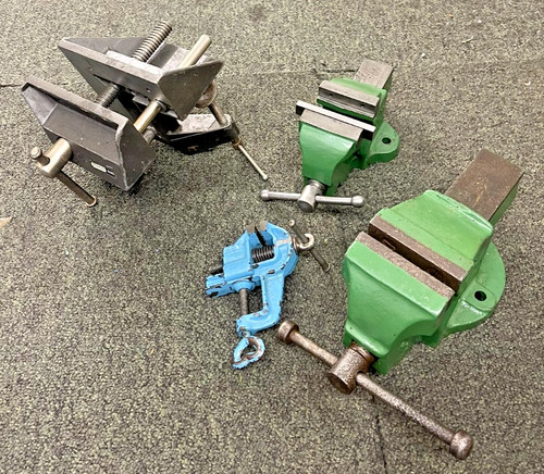 Used bench vices record woden - vices,