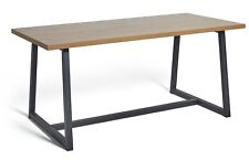 Nomad 6 Seater Dining Table - Oak Effect (B Grade)