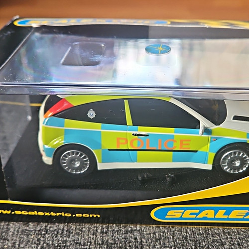 Scalextric police analogue - police,