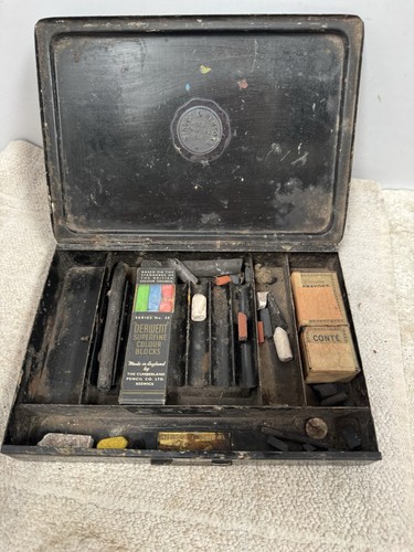 Vintage winsor and newton tin - winsor,