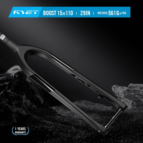 2025 carbon mtb fork - carbon, 15x110mm