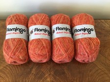 4 x 100g balls Flamingo Mohair