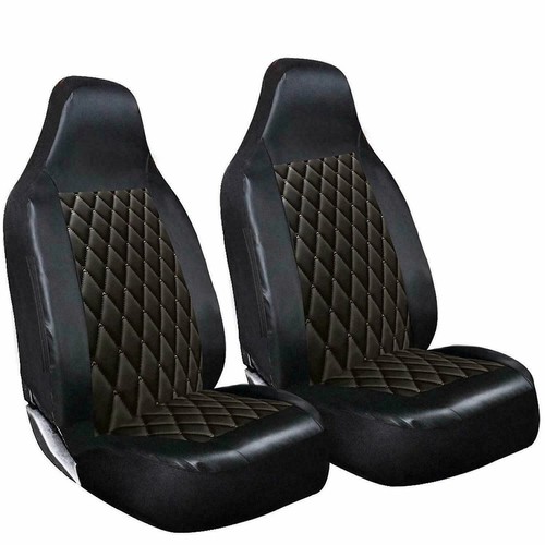 Van seat covers front quilted - van,