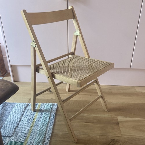 Vintage folding rattan dining - vintage,