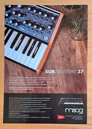Moog subsequent magazine ad - magazine,