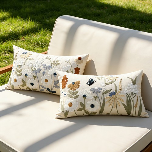 Embroidery floral spring - uk,