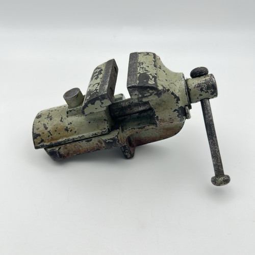 Vintage miniature bench vice - vintage,