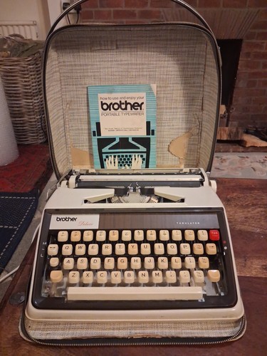 Vintage portable typewriter - vintage,