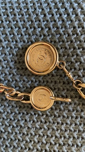 Chanel gold chain belt - gold,