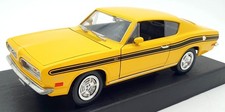 Road Signature 1/18 Scale Diecast 92178 - 1969 Plymouth Barracuda - Yellow