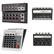 Pro 4/6/10 Channels Digital Audio Mixer Stereo Karaoke Broadcast Mixing Console 