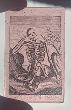 Stained Glass Skeleton vintage
