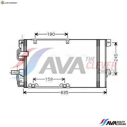 Condenser air conditioning - condenser,