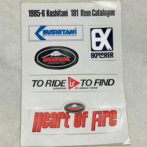 Rare kushitani vintage sticker - rare,