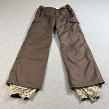 Special Blend Snow Pants Womens Small Brown 10K Waterproof Snowboard Ski Cargo