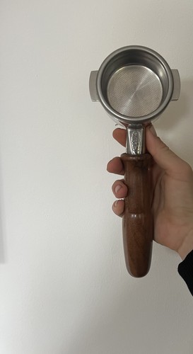 Marzocco walnut portafilter - la,