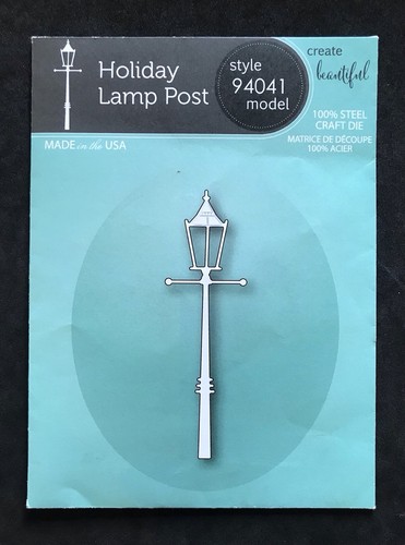 Holiday lamp post memory - post, box