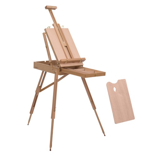 Homcom tripod art easel wooden - art,