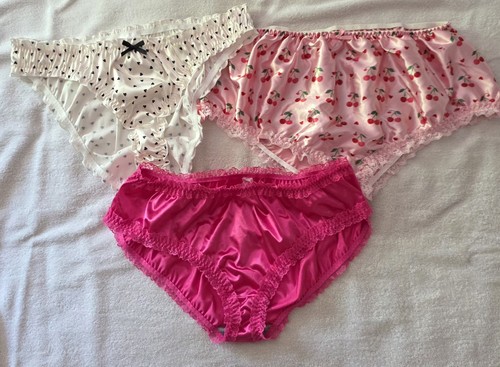 Pairs sexy satin knickers - pairs,