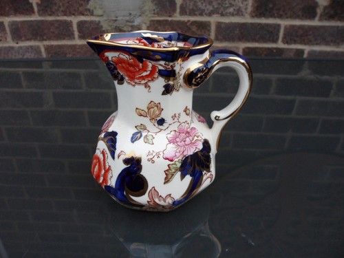 Masons mandalay blue jug - mandalay, 4.5"