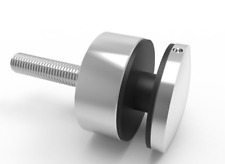 Glass Balustrade Stand-Off Fitting For Juliet Balcony - 304G Satin - M10 x 10mm