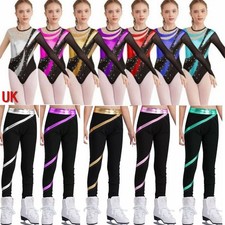 UK Girls Metallic Long Sleeve