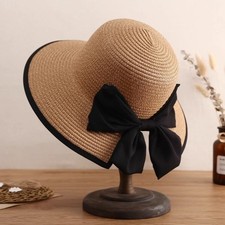 Elegant Womens Straw Hat Beach
