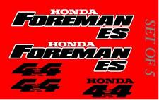 Honda Foreman ES 450 Trx450  ES Stickers Decal Emblem Kit Of 5 1996-2006