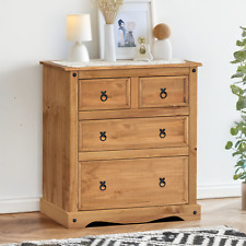 Corona Chest of Drawers 4 Drawer Chest Compact 2+2 by Mercers Furniture®