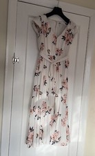 Free People All I Got Printed Maxi Dress Blush Floral Print Tiered Dress Size 2